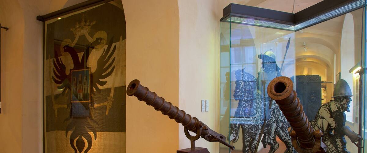 Zagreb City Museum showing interior views