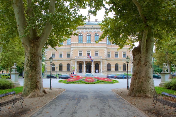 Strossmayer Gallery of Old Masters which includes a park