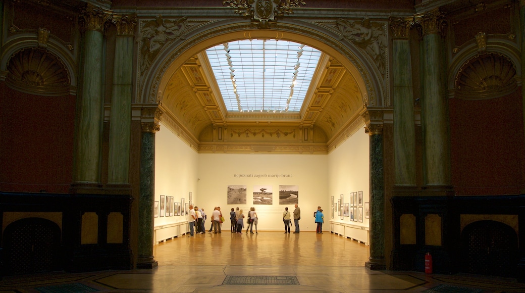Art Pavilion featuring interior views as well as a large group of people