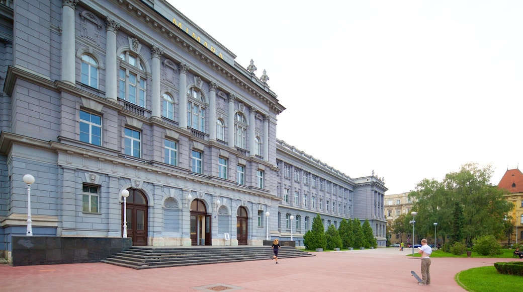 Museo Mimara ofreciendo patrimonio de arquitectura
