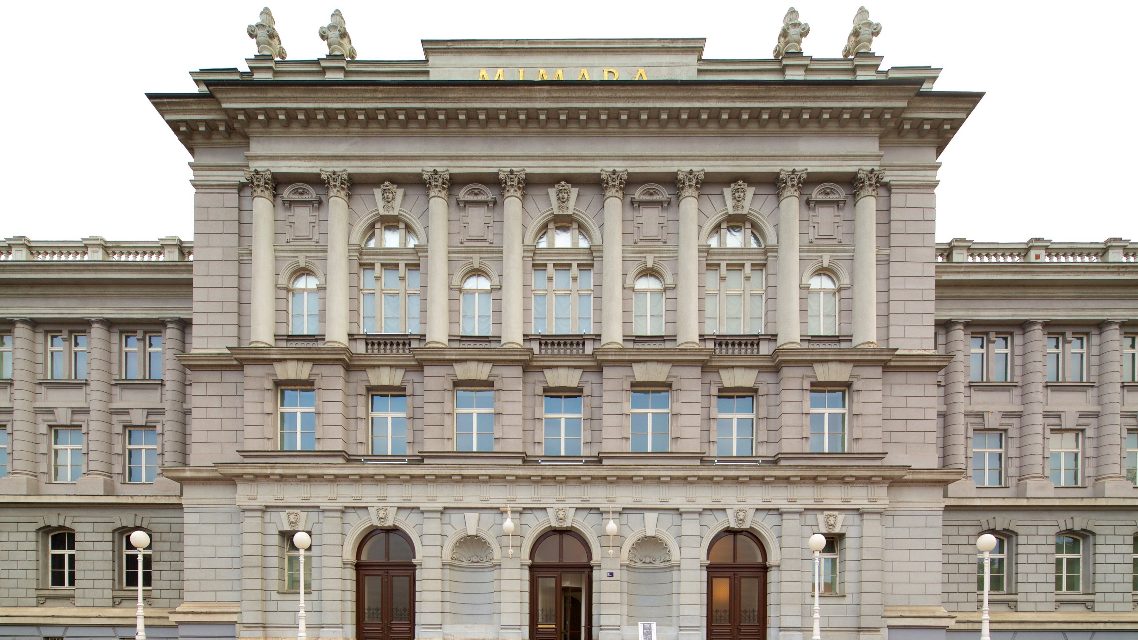 Mimara Museum showing heritage architecture