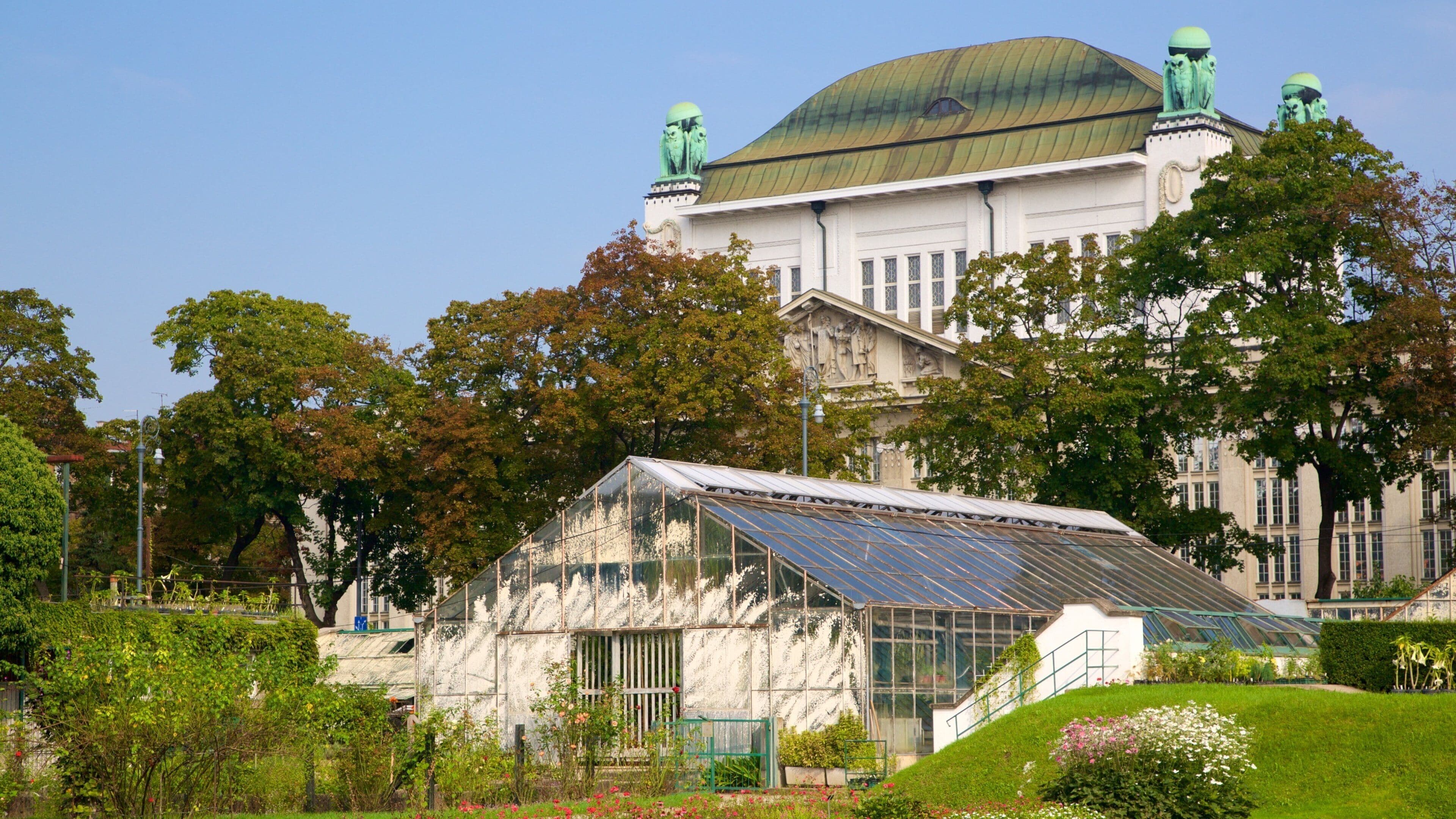식물원 을 보여주는 정원