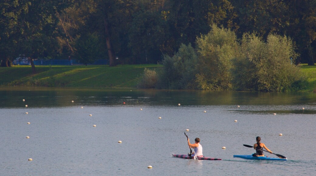 Jarun which includes a river or creek and kayaking or canoeing as well as a couple
