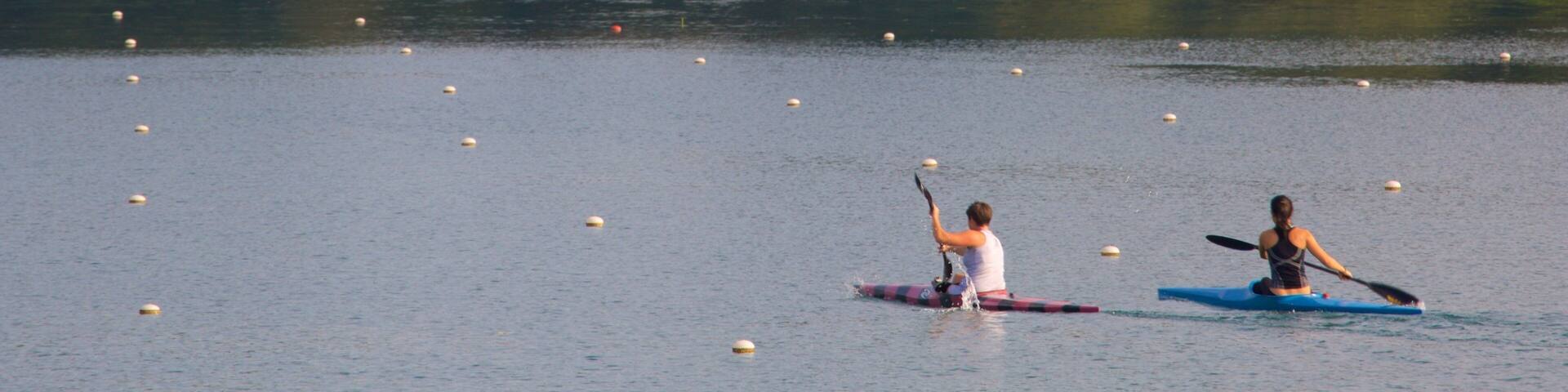 Jarun which includes a river or creek and kayaking or canoeing as well as a couple