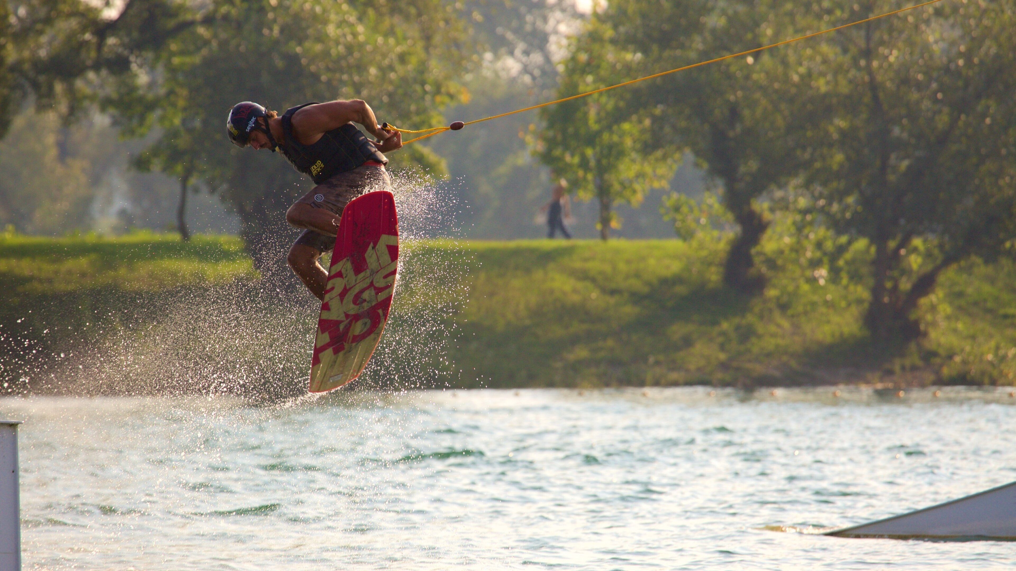 Jarun showing watersports as well as an individual male