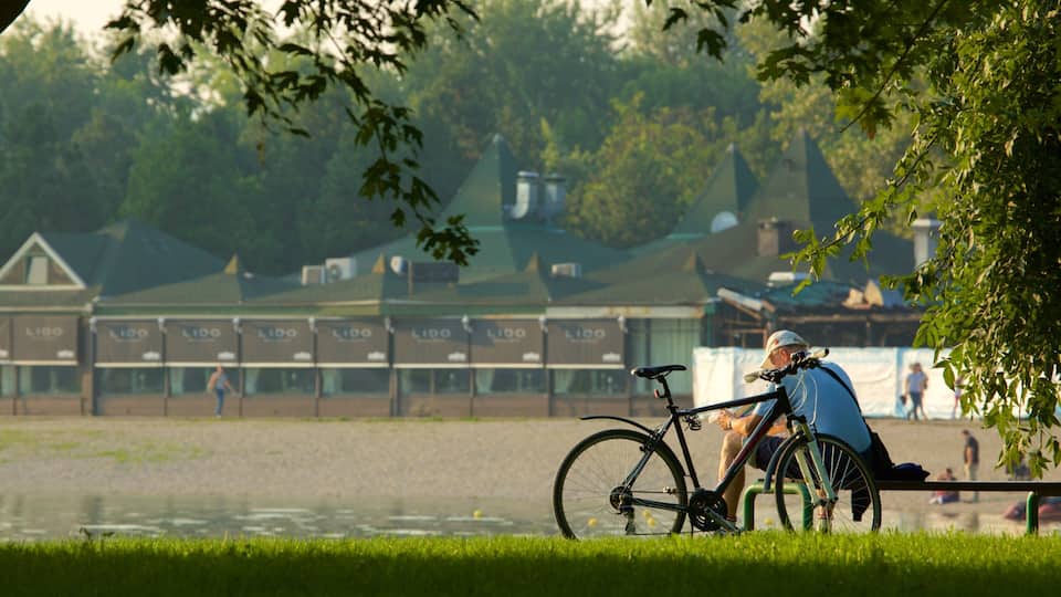 Jarun which includes a park as well as an individual male