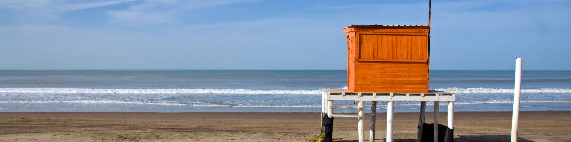 Lifeguard at the argentinean atlantic coast