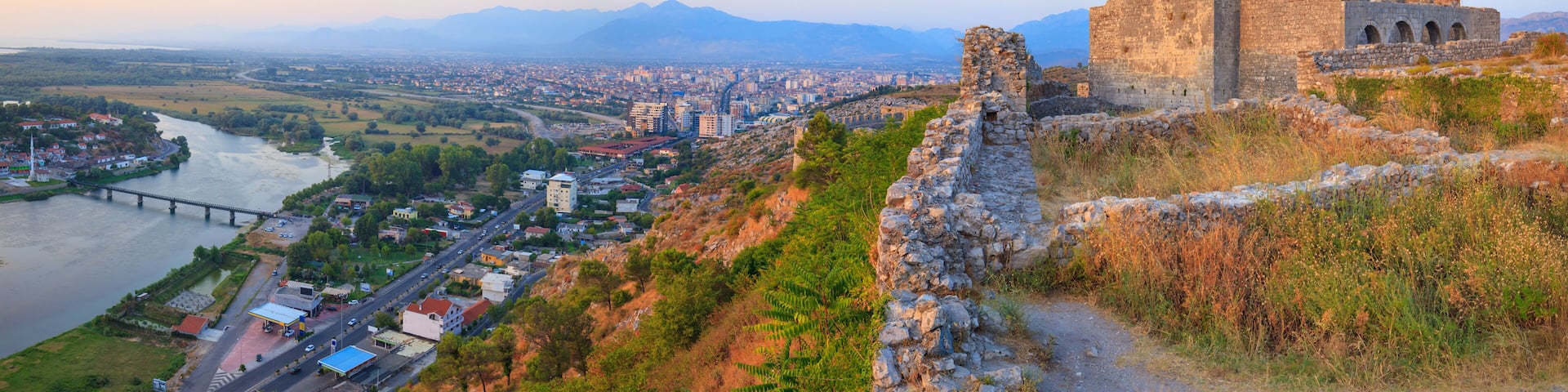 Shkodër, citadelle rozafa, albanie,