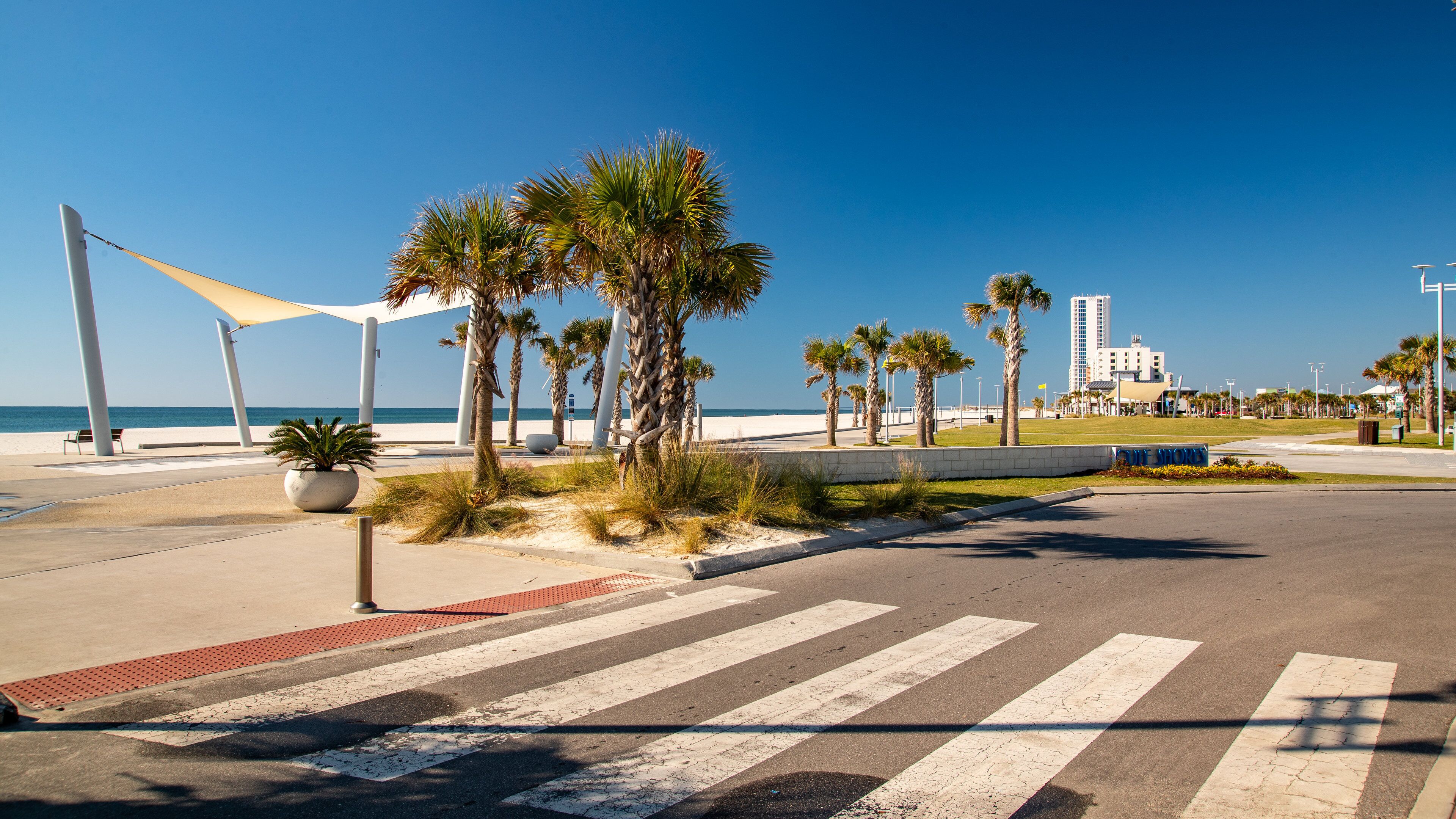 Gulf Shores Beach which includes general coastal views
