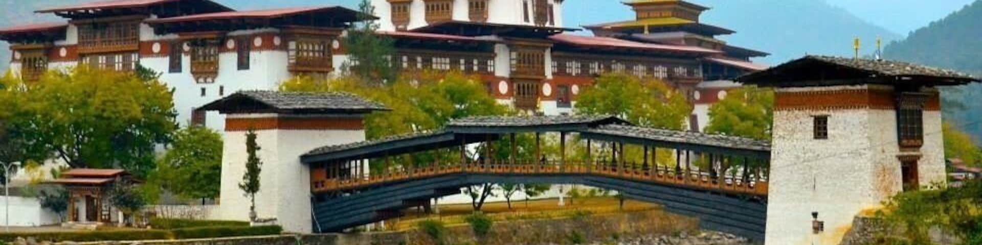 The most elegant and most massive of all the Dzongs in Bhutan.