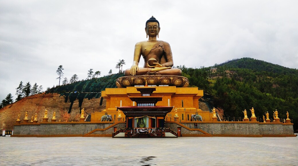 Famously called the Buddha point, this majestic figure had an unmissable aura!
It was eerily calm and quiet here!
#buddhapoint #bhutan101 #travels2018