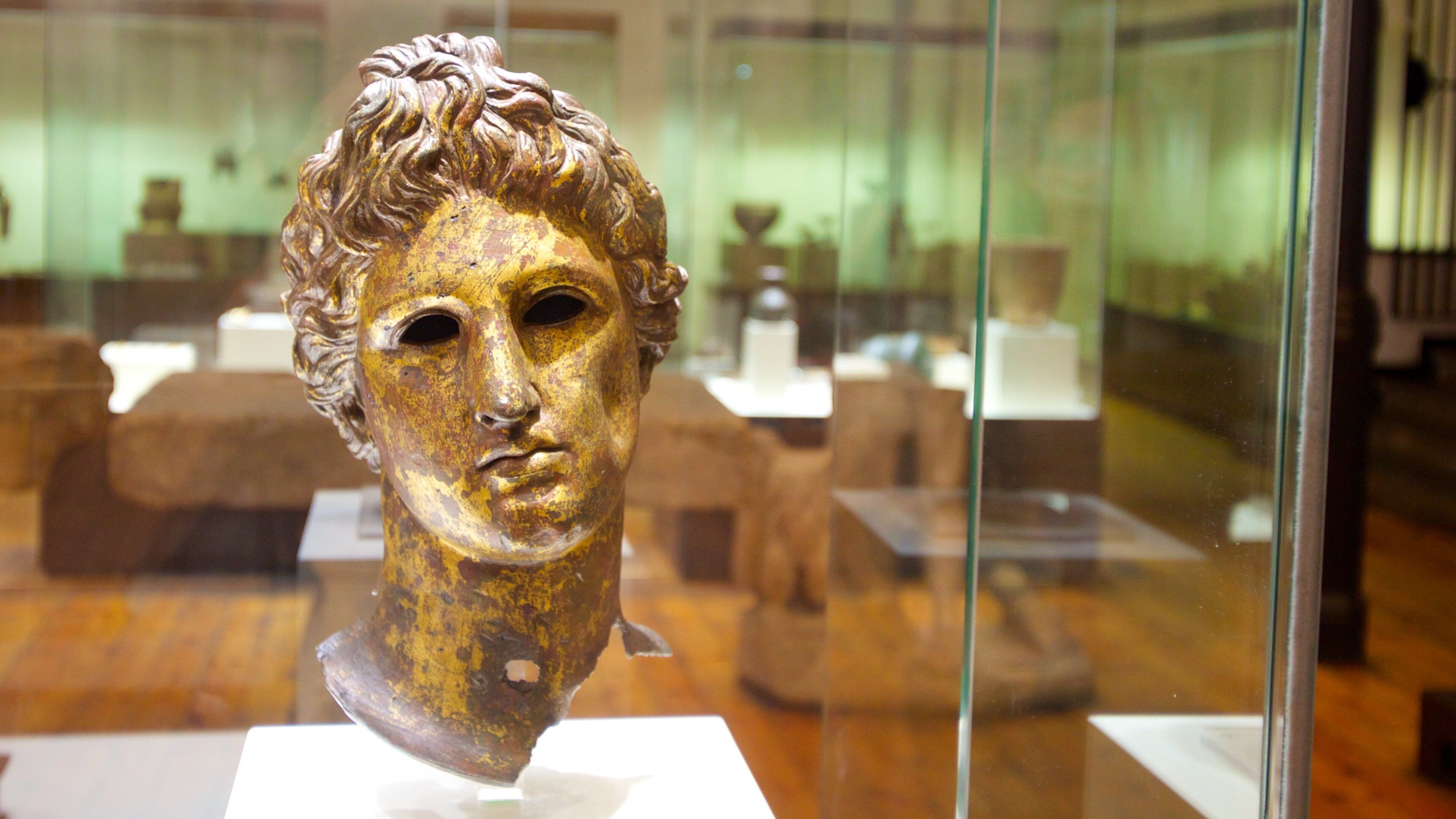 Archaelogical Museum which includes interior views and art