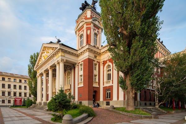 Ivan Vazov National Theatre which includes heritage architecture