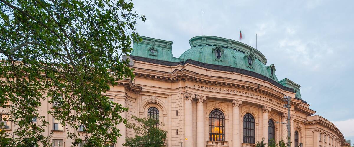 Sofia University showing heritage architecture