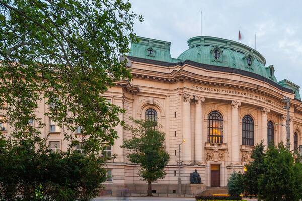 Sofia University showing heritage architecture