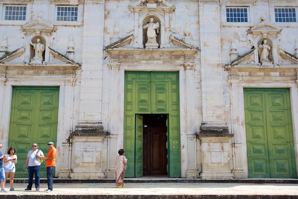 Cathedral of Salvador featuring a church or cathedral, heritage elements and religious elements