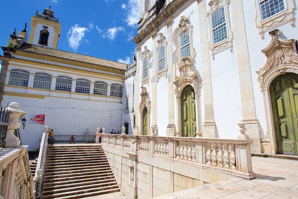 Sao Francisco Church and Convent of Salvador showing a church or cathedral, heritage elements and religious elements