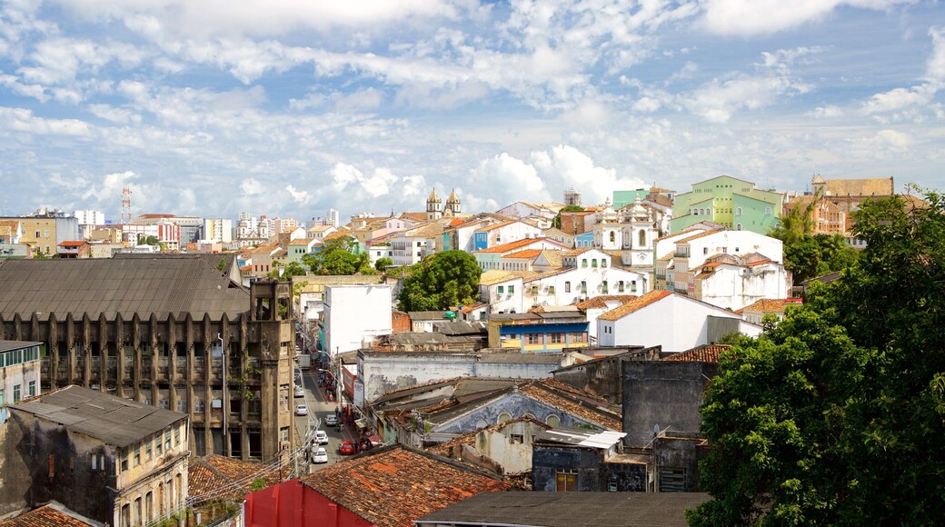 São Francisco Church and Convent of Salvador featuring a small town or village
