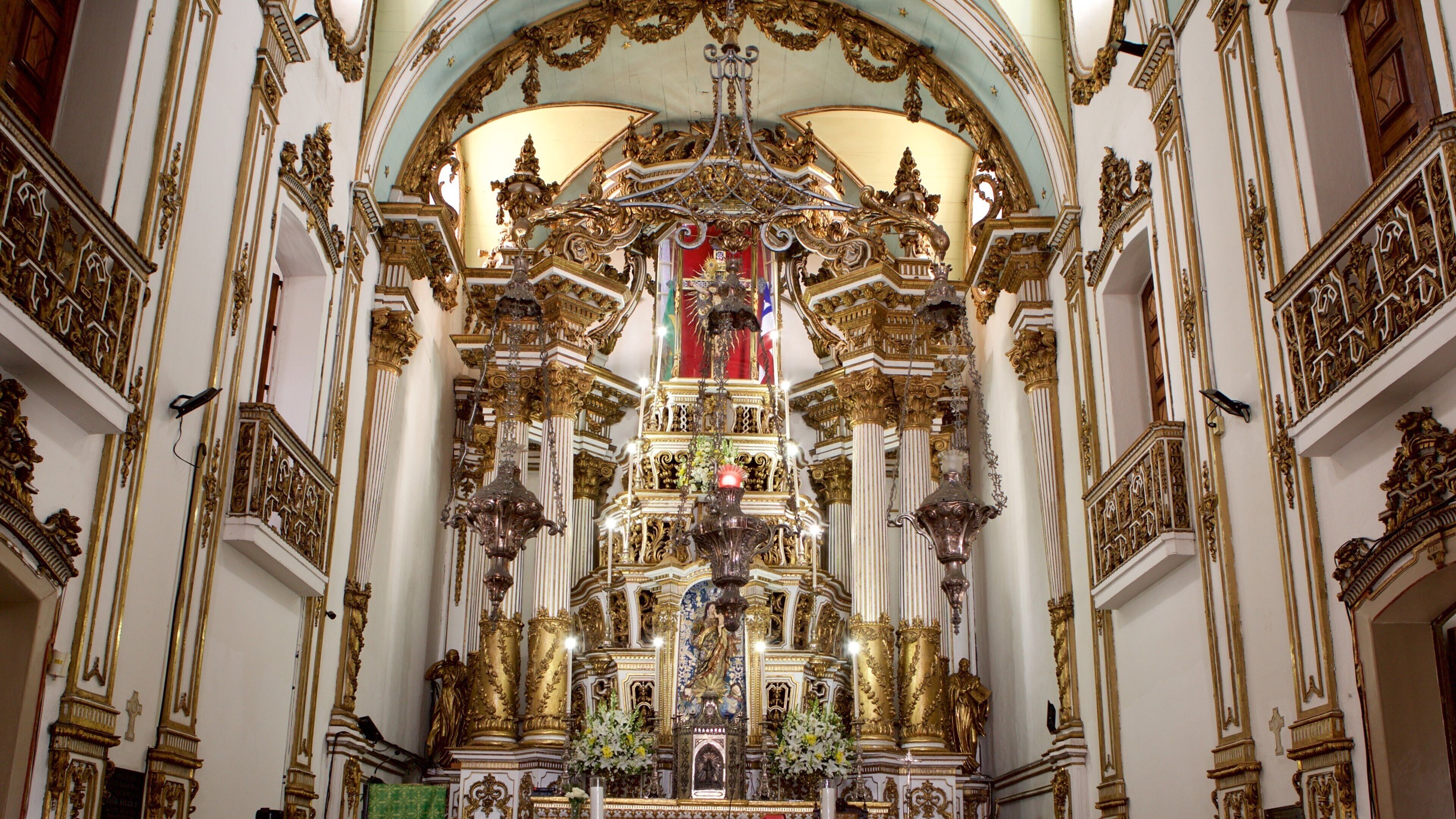 Church of Nosso Senhor do Bonfim featuring interior views, religious aspects and a church or cathedral