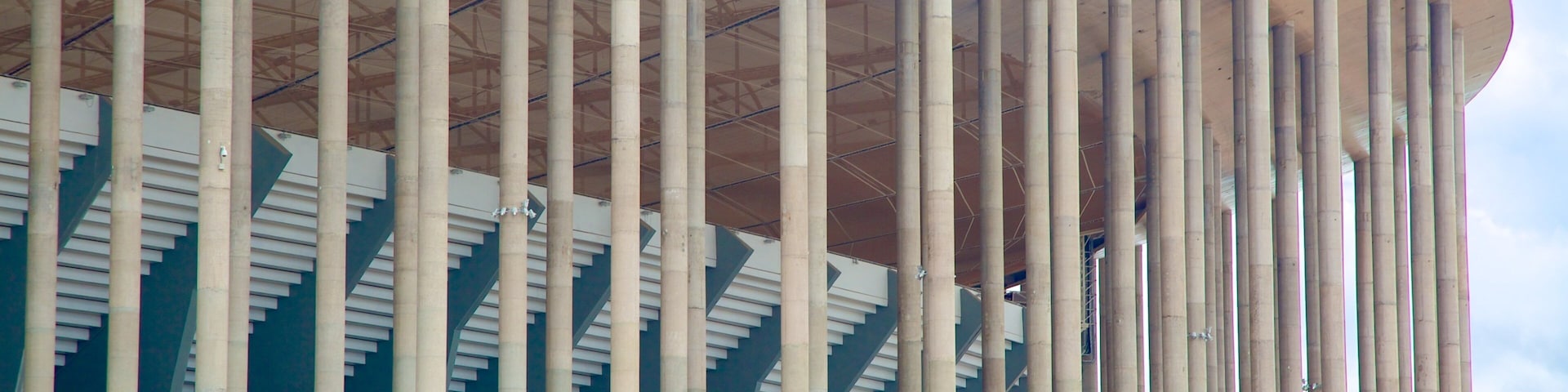 Mane Garrincha Stadium showing modern architecture