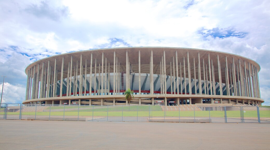 Mane Garrincha Stadium which includes modern architecture