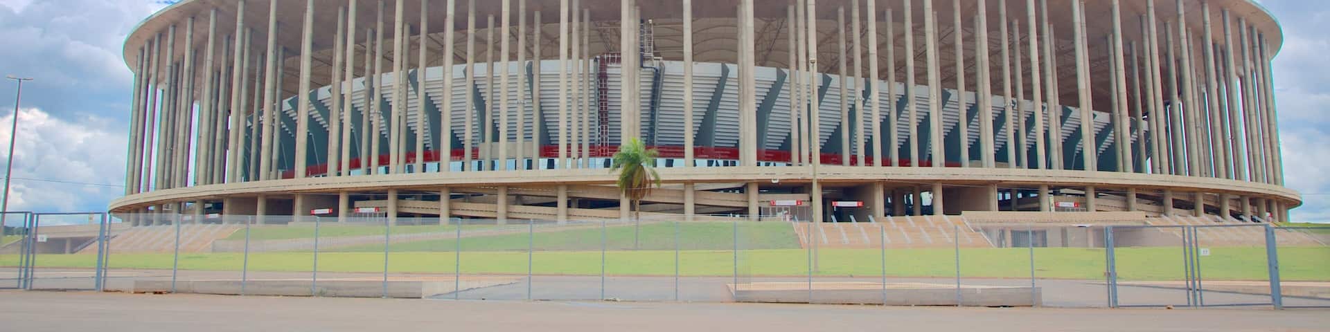 Mane Garrincha Stadium which includes modern architecture