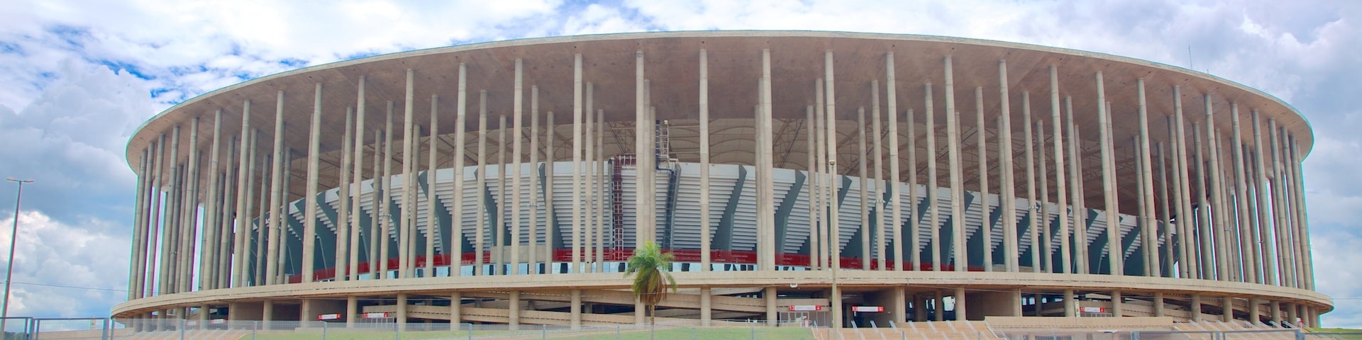 Mane Garrincha Stadium which includes modern architecture