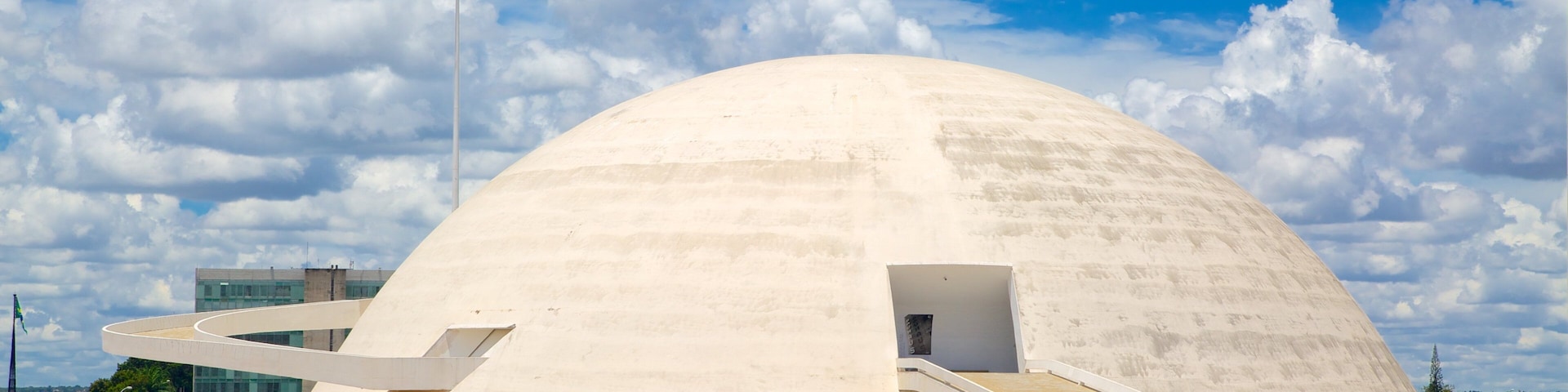 Museu Nacional da República que inclui arquitetura moderna