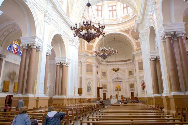 Metropolitan Cathedral featuring religious elements, a church or cathedral and interior views