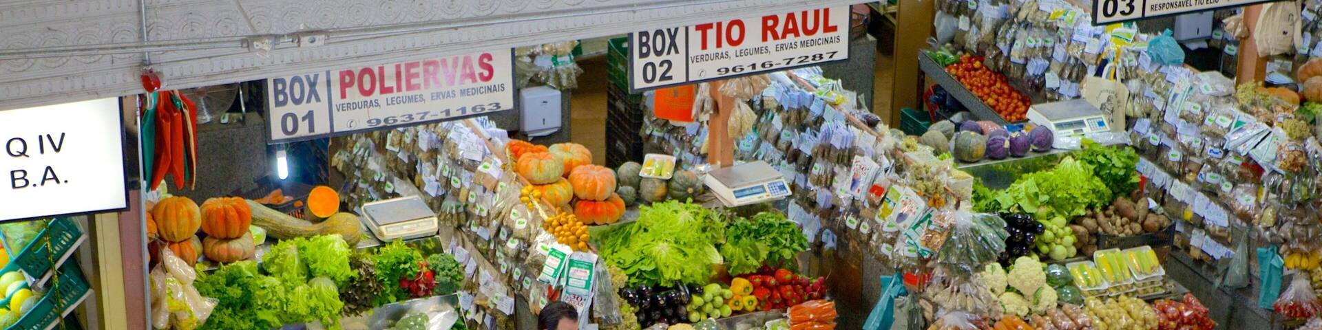 Public Market which includes city views, interior views and markets