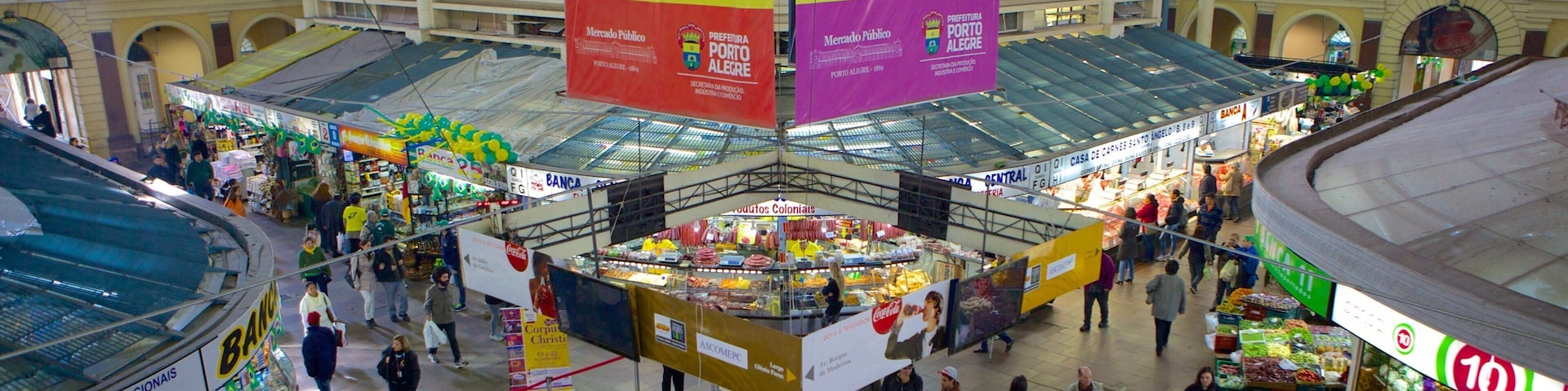 公共市場 设有 市場, 街道景色 和 食物