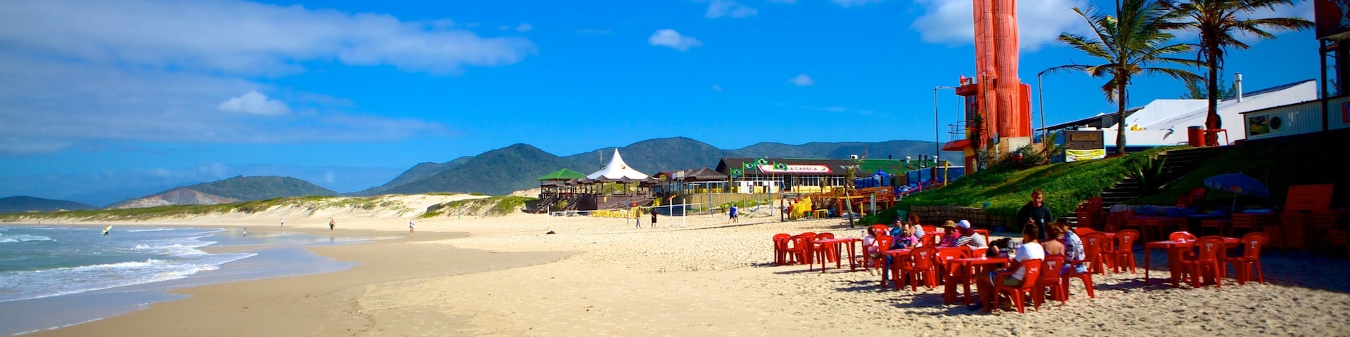 Joaquina Beach which includes a beach