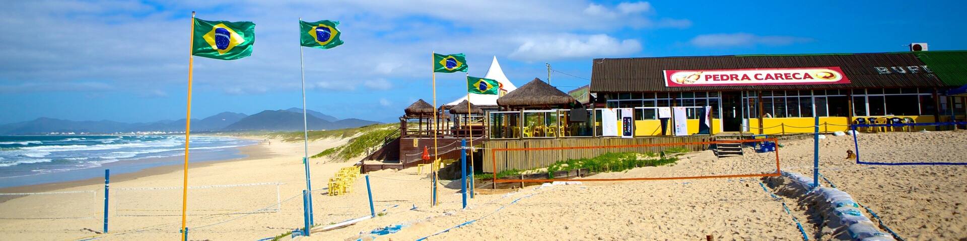 Joaquina Beach showing a beach