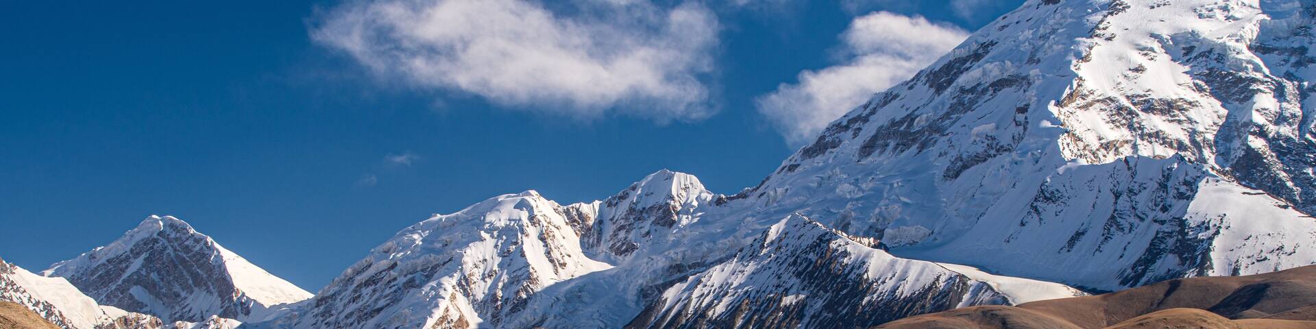 The Muztagh Ata peak and The Lake Karakul.