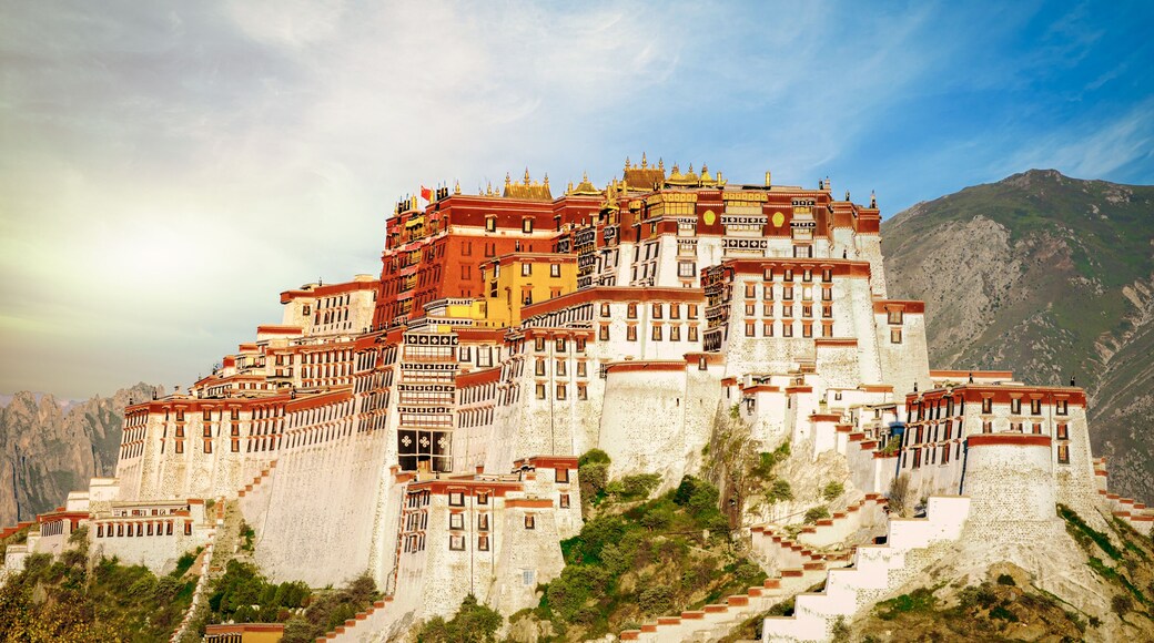 The famous Potala Palace in Lhasa, Tibet