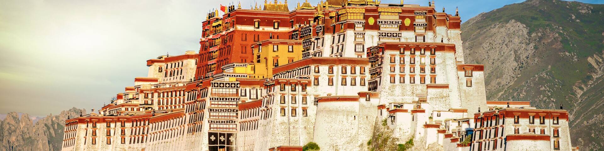 The famous Potala Palace in Lhasa, Tibet