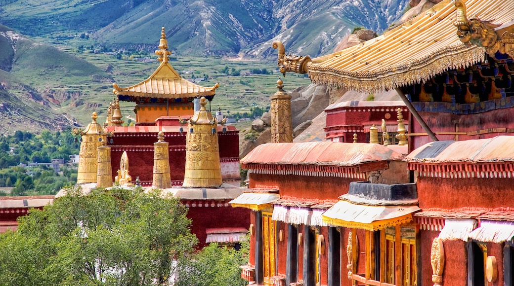 Ancient temples. Sera monastery near Lhasa, Tibet