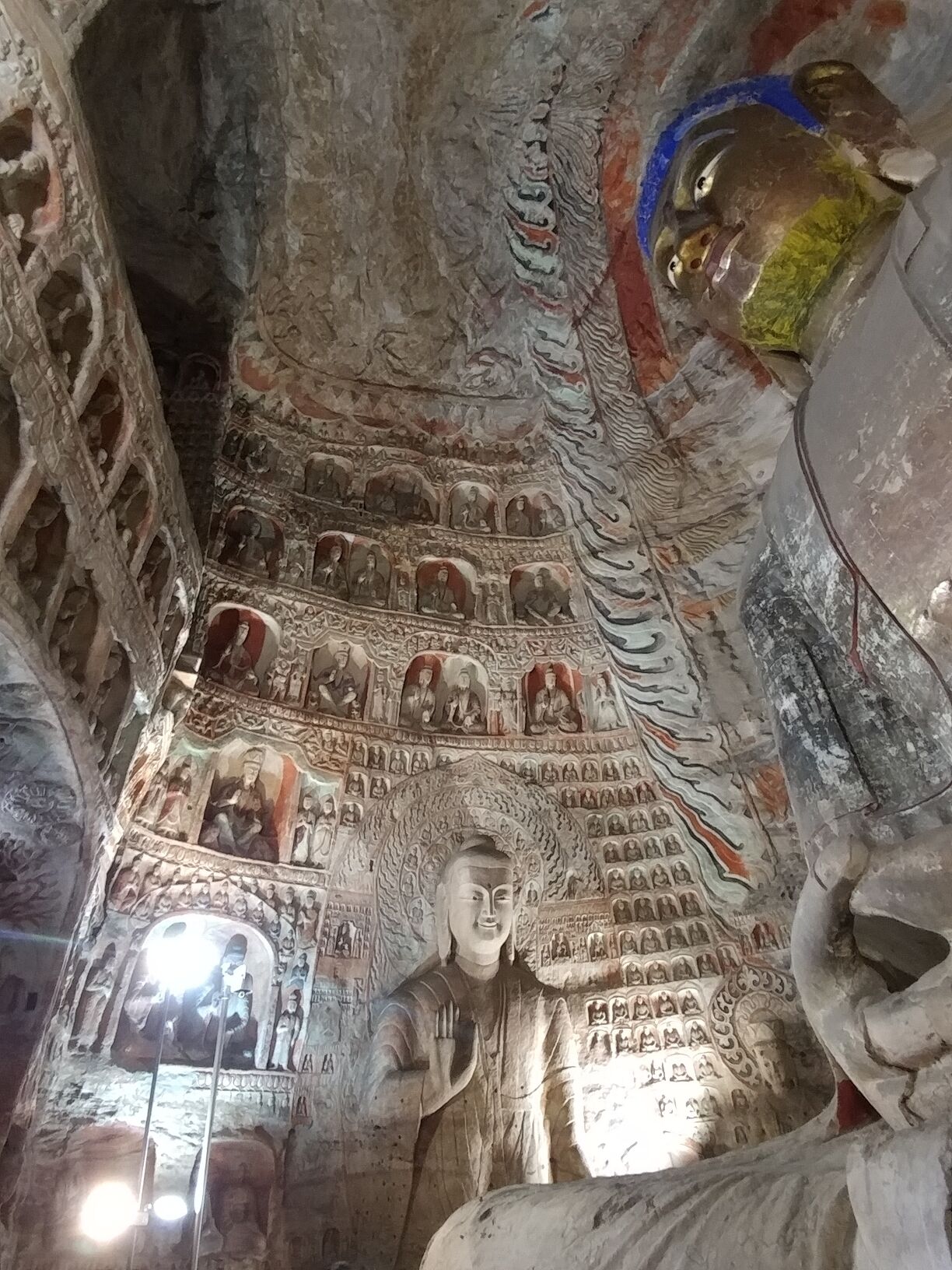 Yungang grottoes are consider the first of their size and complete perservation.
