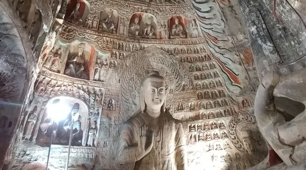Yungang grottoes are consider the first of their size and complete perservation.