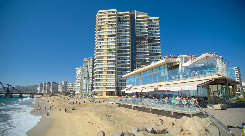 Acapulco Beach featuring a city and a beach