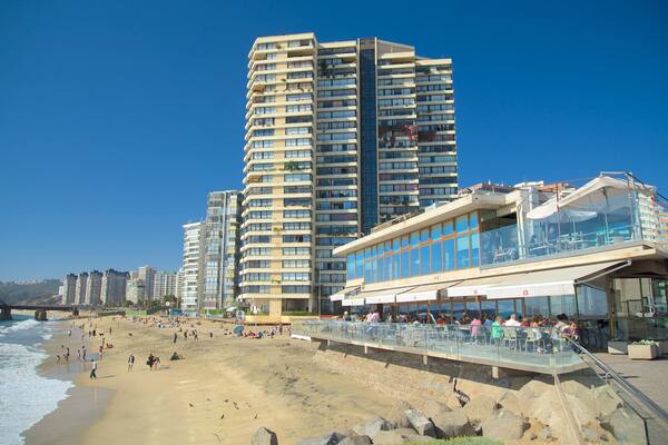 Acapulco Beach which includes a beach and a city