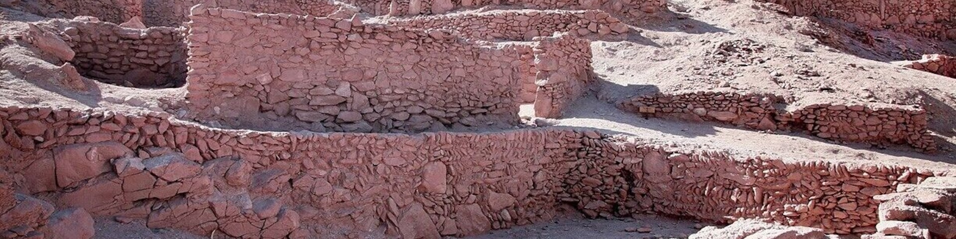 Just outside San Pedro de Atacama are the ruins of a 12th-century fort built atop a promontory overlooking the Rio San Pedro. It was built by the Atacameños to protect themselves from the expanding Inca Empire, but the real threat came centuries later when the Conquistadors invaded and conquered the fortress in 1540 (and beheaded some 300 chiefs).  Worth a visit, particularly for the panoramic desert views from the top.