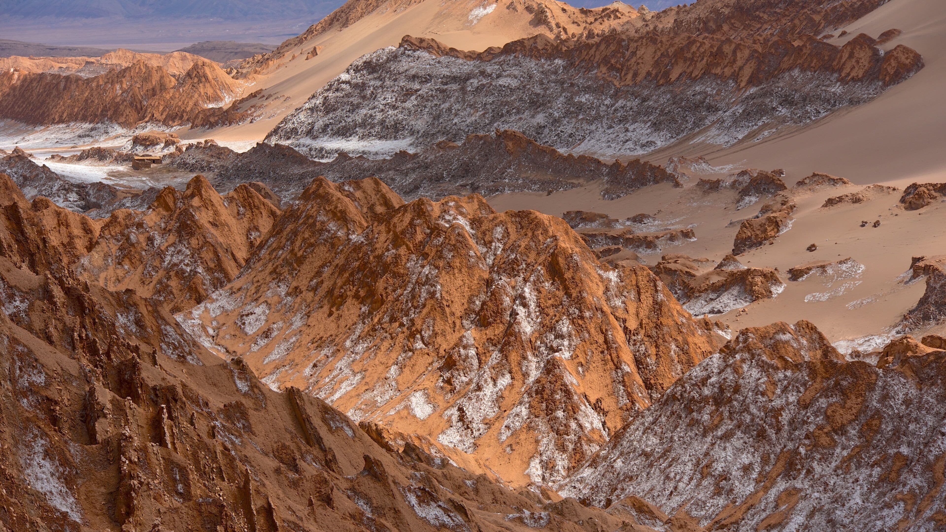 Valle de la Luna som inkluderar öknar