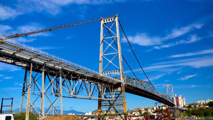 Puente Hercilio Luz mostrando un puente