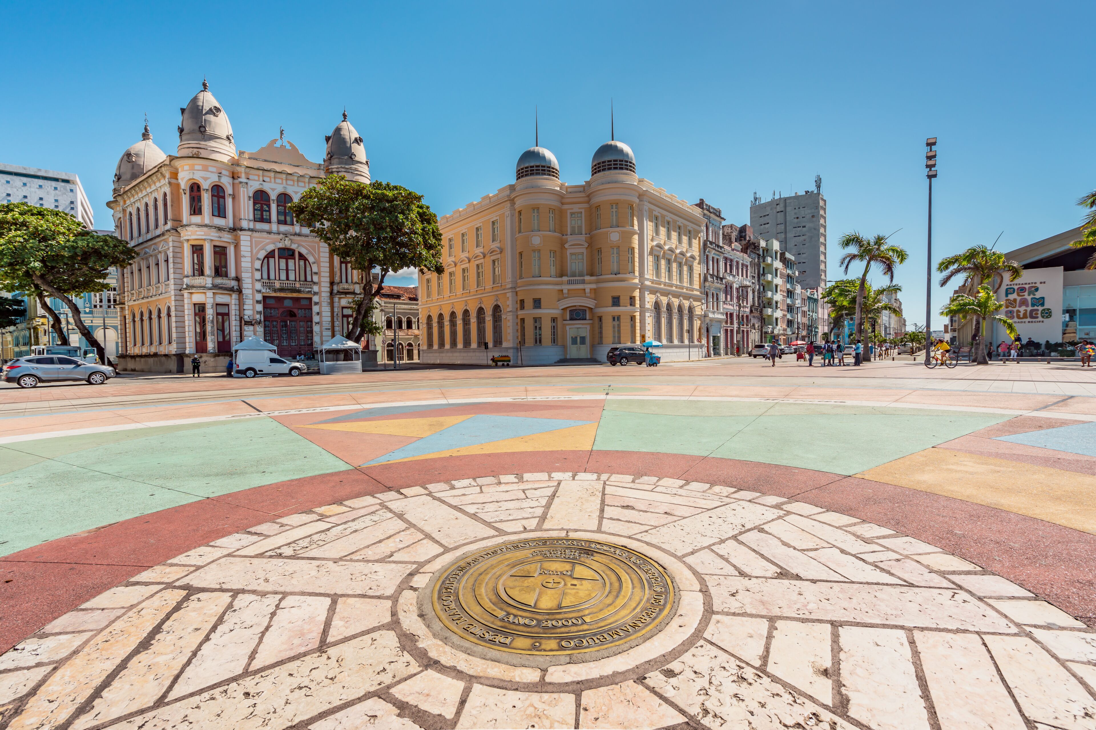 Panoramic view of Architecture in Marco Zero