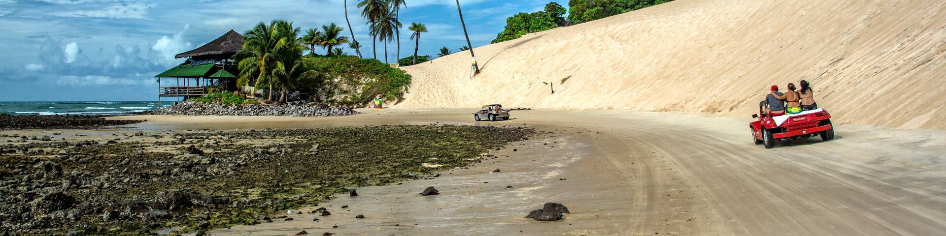 Buggy ride in Genipabu, Brazil