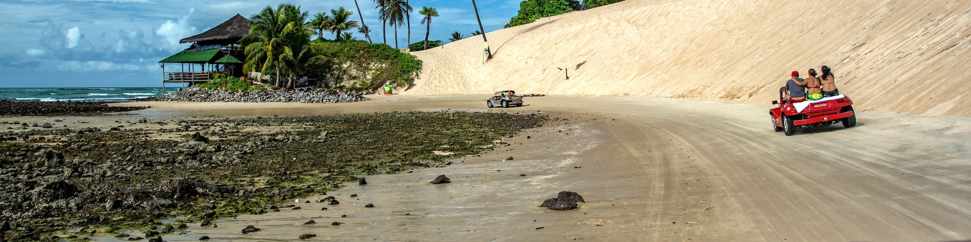 Buggy ride in Genipabu, Brazil