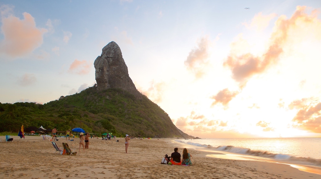 Conceicao Beach featuring a beach, general coastal views and a sunset
