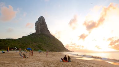 Conceicao Beach featuring a beach, general coastal views and a sunset