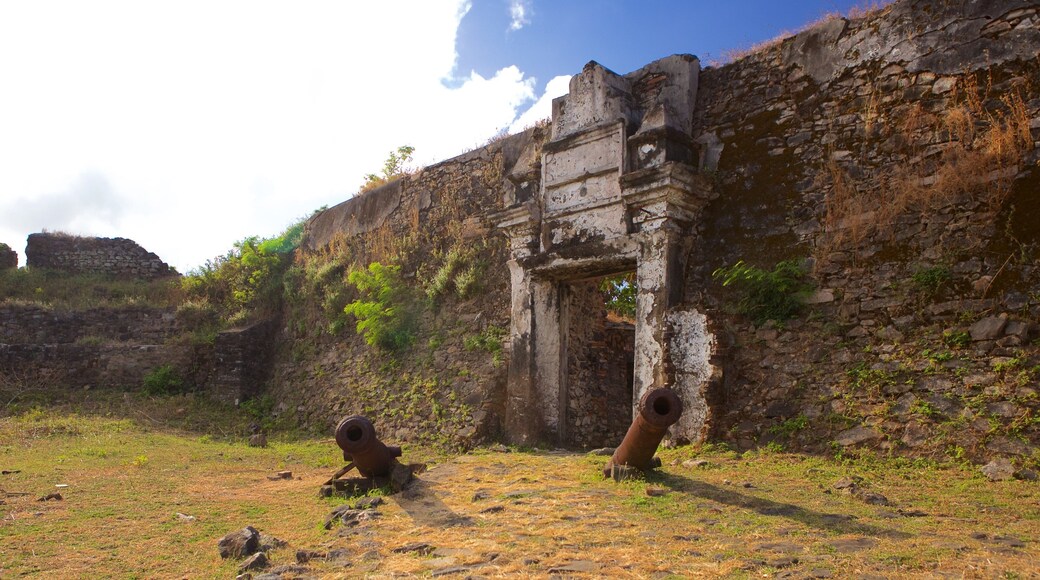 Remedios Fort which includes heritage elements, military items and a ruin
